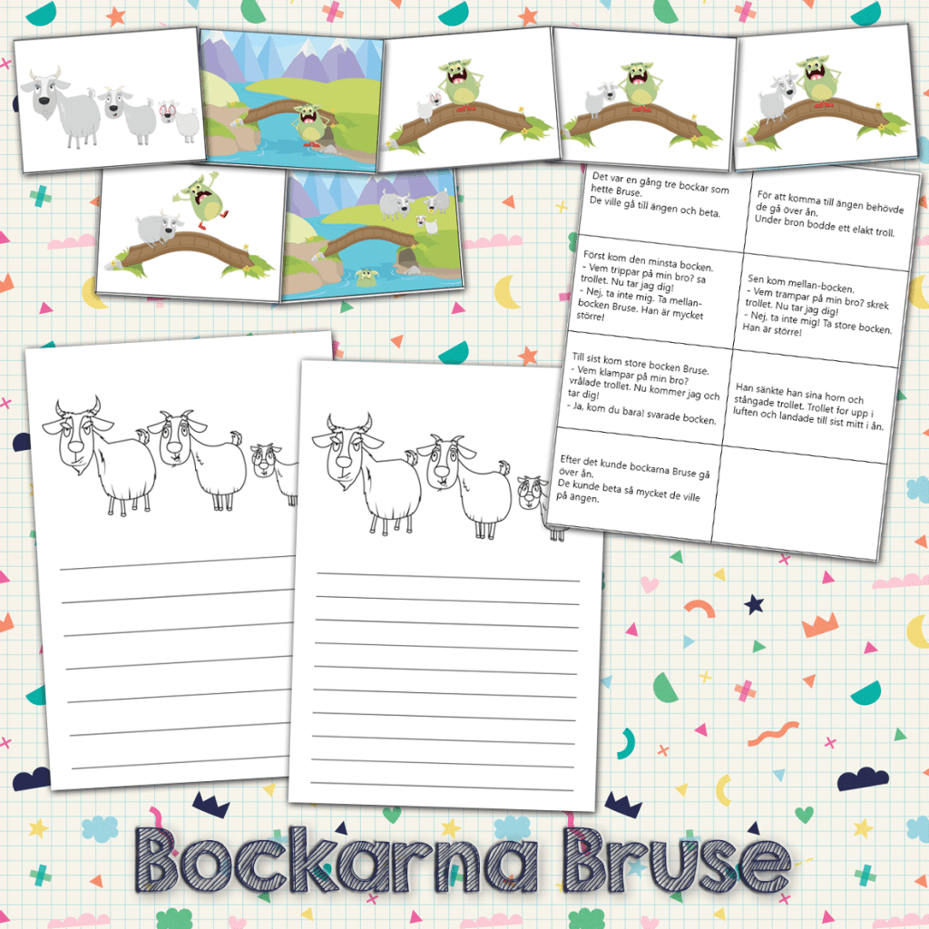 Bockarna Bruse – skriva berättelser