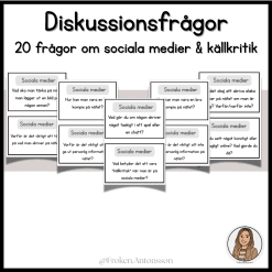Diskussionsfrågor - 20 frågor om sociala medier & källkritik