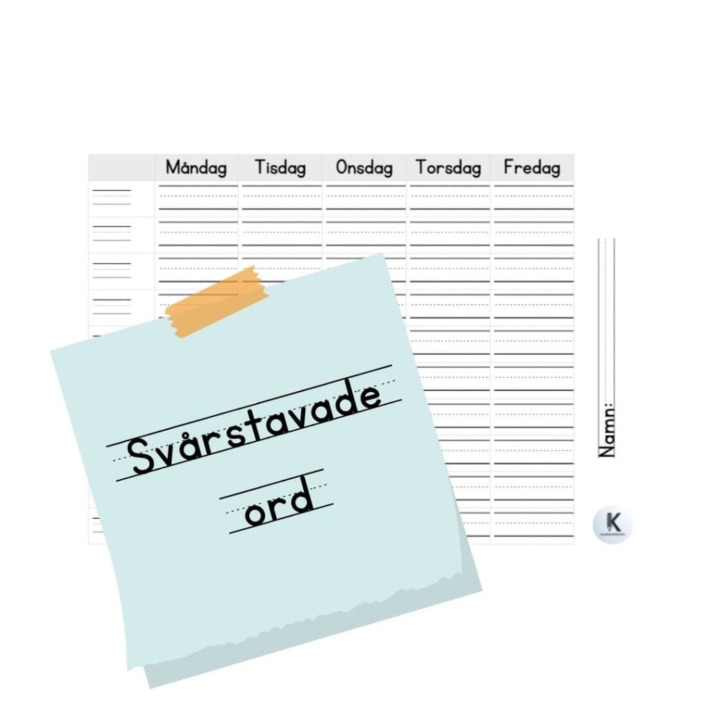 Svårstavade ord PAKET
