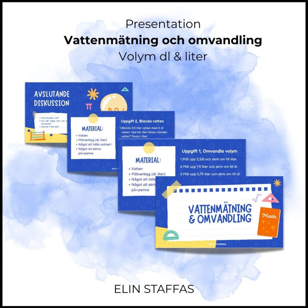 Vattenmätning och omvandling