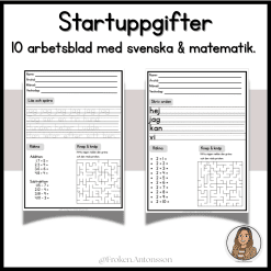 Startuppgifter - 10 arbetsblad