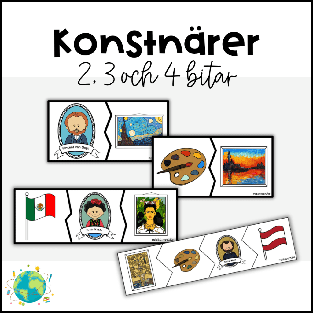 Konstnärer – Pussel