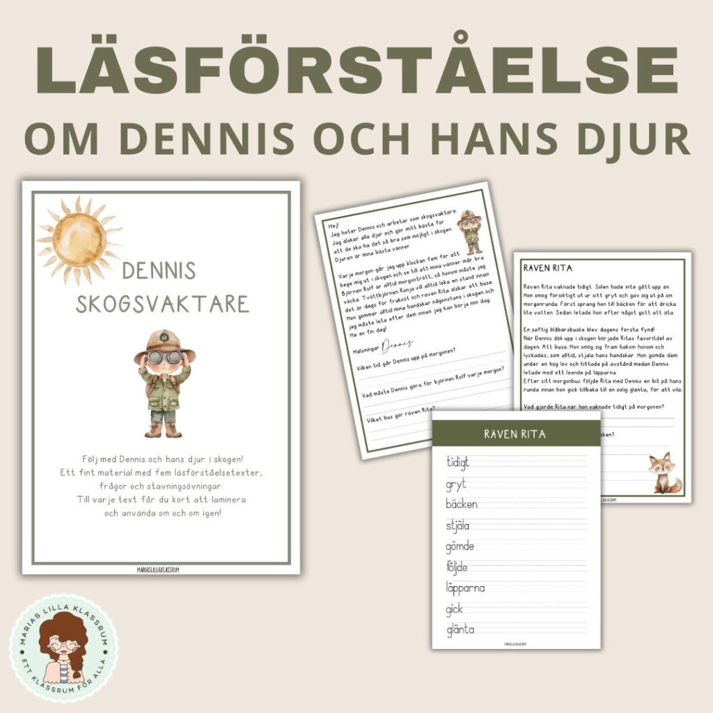 Läsförståelse – Dennis skogvaktaren