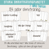 Stora skrivträningspaketet - 84 arbetsblad med 7 olika teman