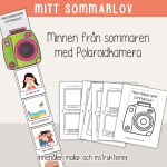 Skolstart – Mitt sommarlov – Minnen från sommaren med polaroidkamera - bild 1