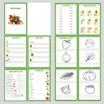 Grönsaker. Läs-och skrivinlärning - bild 1