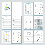 Väder. Läs-och skrivträning - bild 1