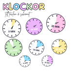 Klockor till tavlan, schema etc. - bild 1