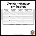 Skriva meningar om hösten - bild 1