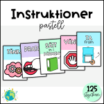 Instruktionskort – Pastell - bild 1