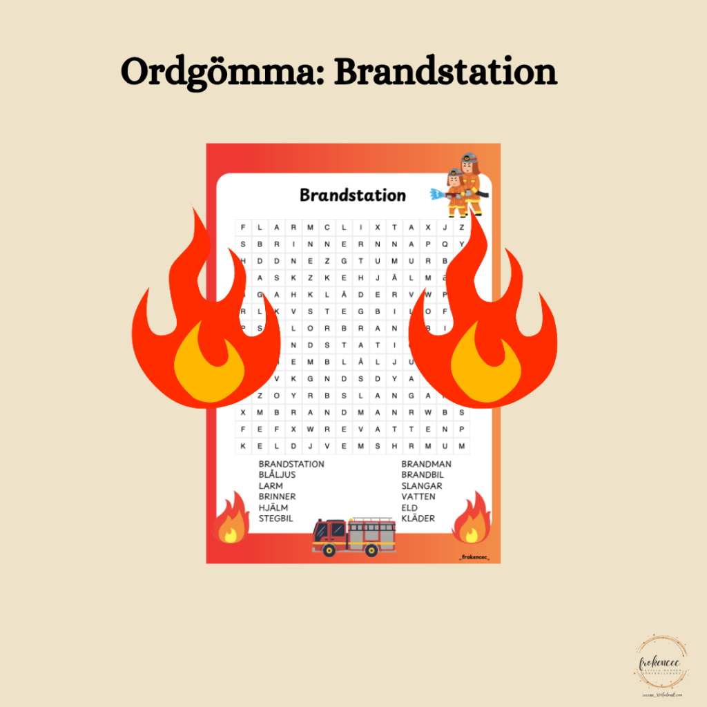 Ordgömma: Brandstation