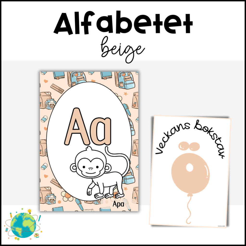Alfabetet – Beige