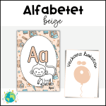 Alfabetet – Beige - bild 1