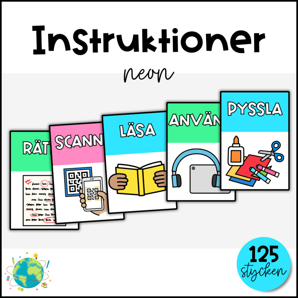 Instruktionskort – Neon