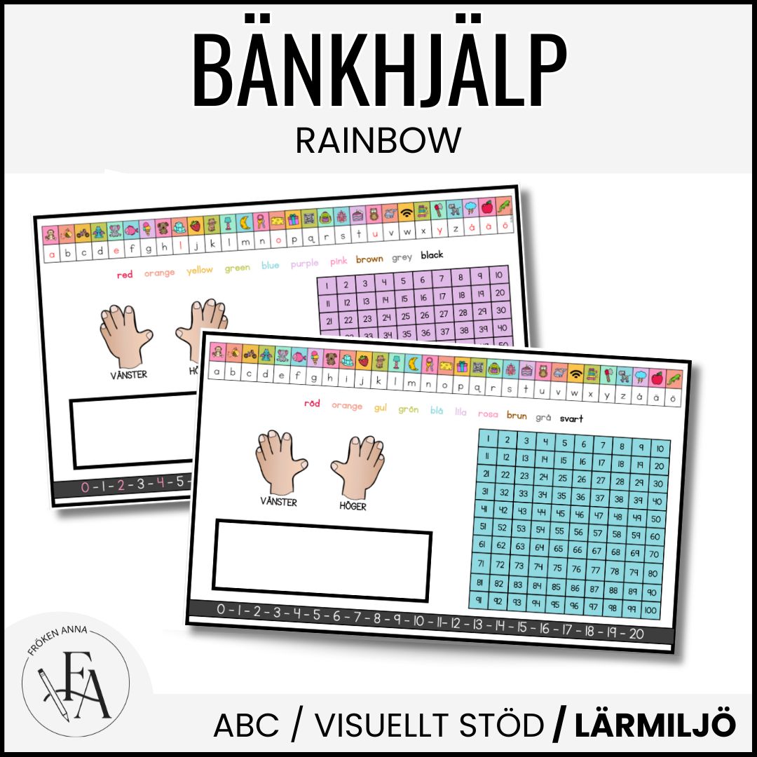 GIGANTISKT klassrumspaket: Rainbow