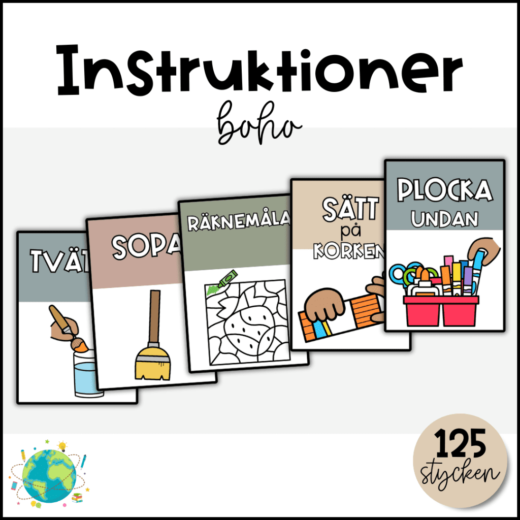 Instruktionskort – Boho