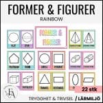 Posters – Geometriska former och figurer 2D & 3D | Rainbow - bild 1
