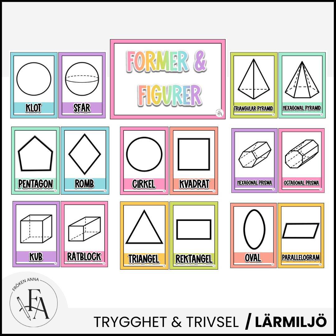 GIGANTISKT klassrumspaket: Rainbow