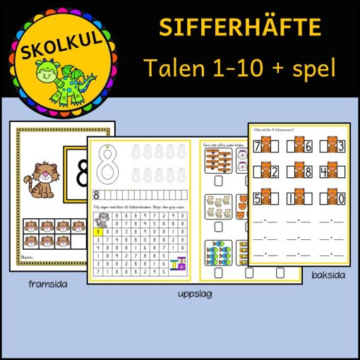 Sifferarbete 1-10