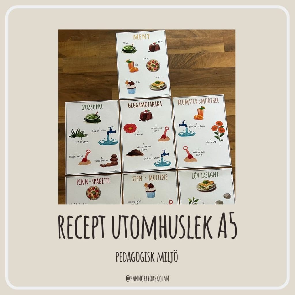 Recept utomhusmiljö A5