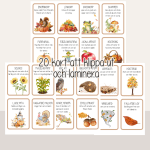 Höst – Rörelsekort – Hösttema – Rörelse och kroppsuppfattning - bild 2