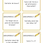 Frågekort under skolstarten - bild 2