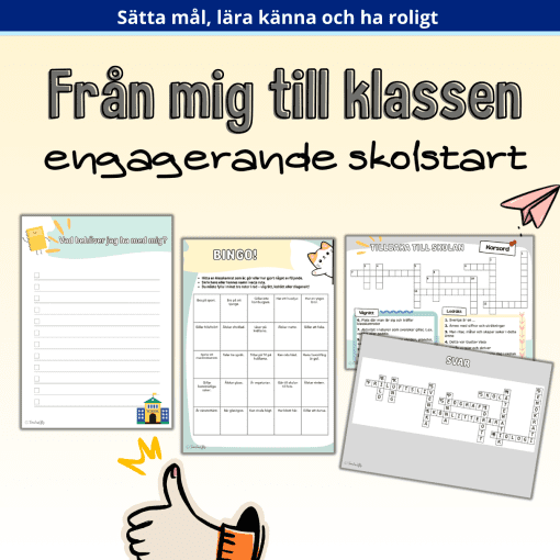 Från mig till klassen: sätta mål, lära känna och ha roligt!