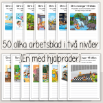 Paket – Skriv meningar till bilden. 50 olika bilder att skriva till. - bild 2