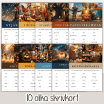 Höst – Hösttema – Skrivkort med fantasifull inspiration till höstberättelser - bild 2