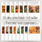 Höst – Skriv meningar till bilden – 30 olika bilder att skriva till – Hösttema - bild 2