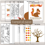 Höst – olika pyssel med hösttema – Pyssel – 40 sidor - bild 2