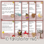 Höst – Läsförståelse i tre olika nivåer – 10 olika höstteman - bild 2