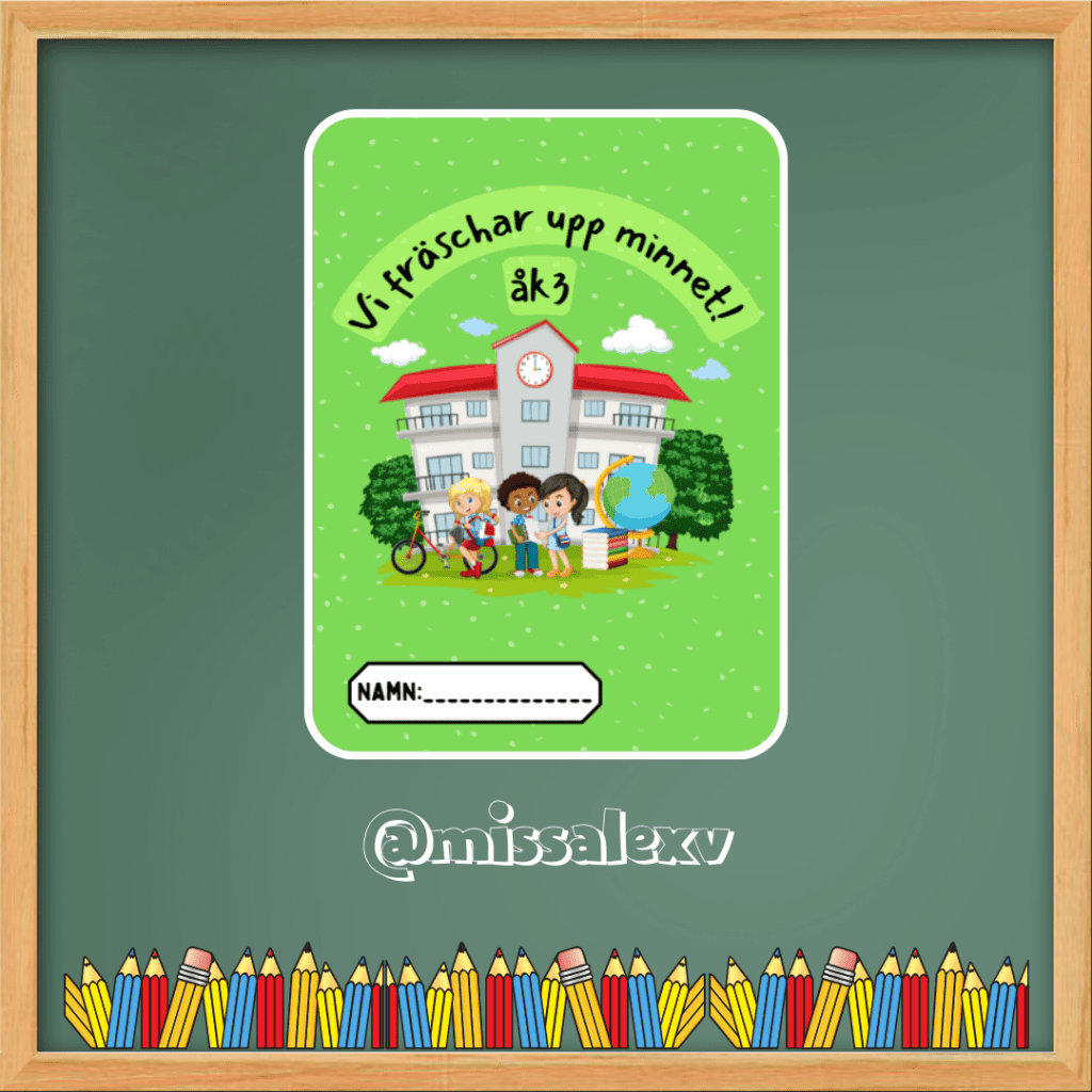 Vi fräschar upp minnet_Åk3