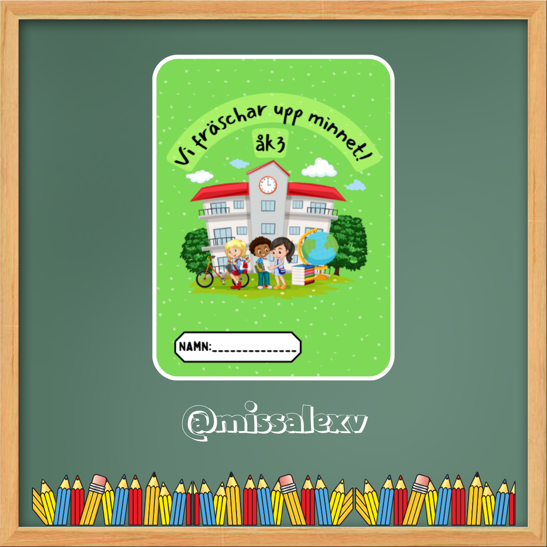 Vi fräschar upp minnet_Åk3