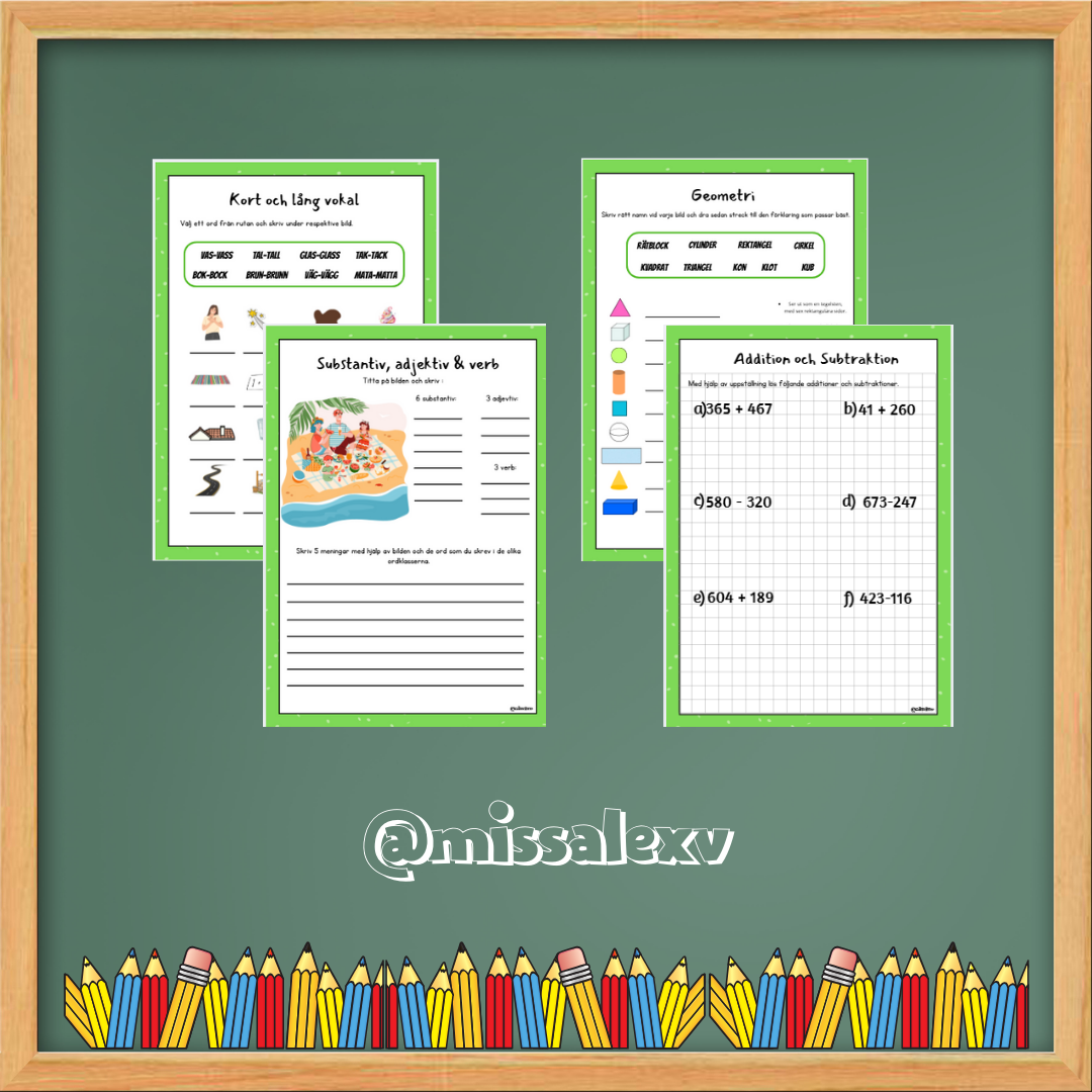 Vi fräschar upp minnet_Åk3