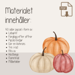 Höst – olika pyssel med hösttema – Pyssel – 40 sidor - bild 3