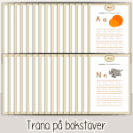 Höst – Arbetshäfte bokstäver och siffror – Hösttema - bild 3