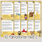 Höst – Läsförståelse i tre olika nivåer – 10 olika höstteman - bild 3