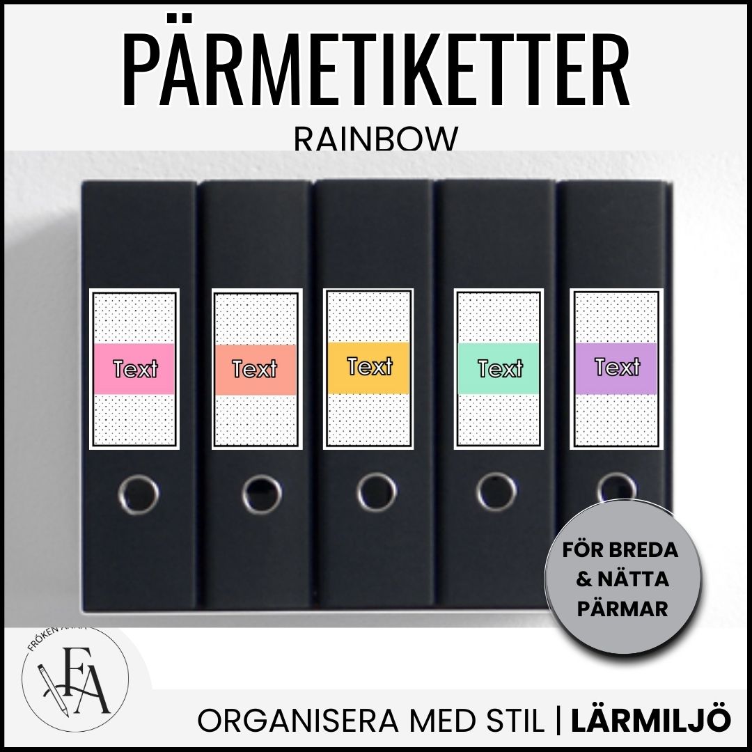 GIGANTISKT klassrumspaket: Rainbow