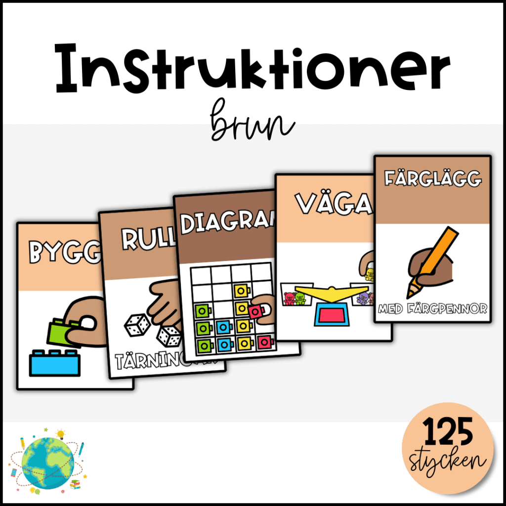 Instruktionskort – Brun