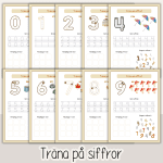 Höst – Arbetshäfte bokstäver och siffror – Hösttema - bild 4