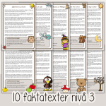 Höst – Läsförståelse i tre olika nivåer – 10 olika höstteman - bild 4