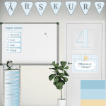 Klassrumspaket 2025 Blått/rutigt - bild 1