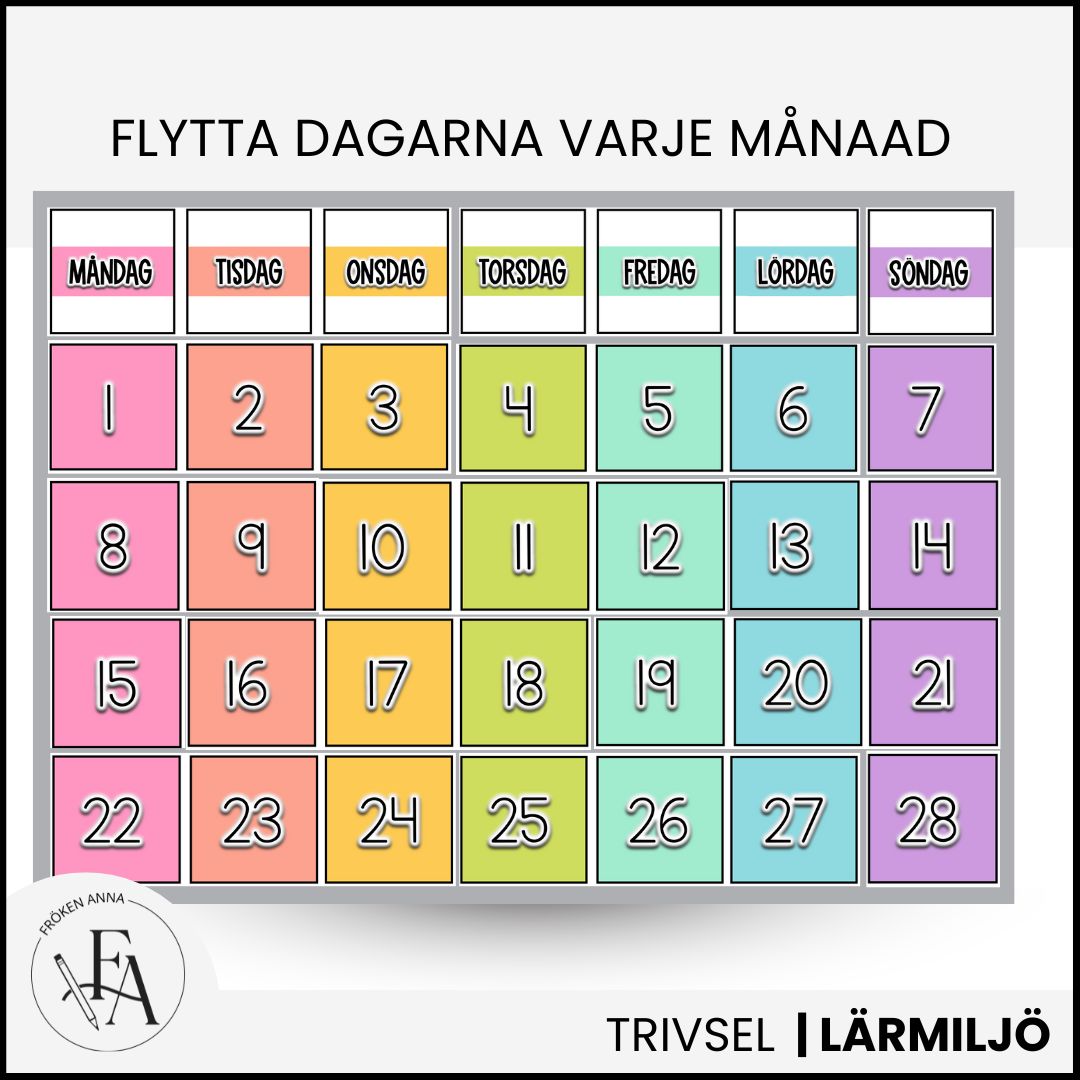 GIGANTISKT klassrumspaket: Rainbow