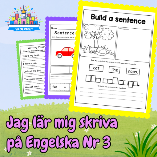 Jag lär mig skriva på Engelska Nr 3