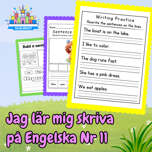 Jag lär mig skriva på Engelska Nr 11