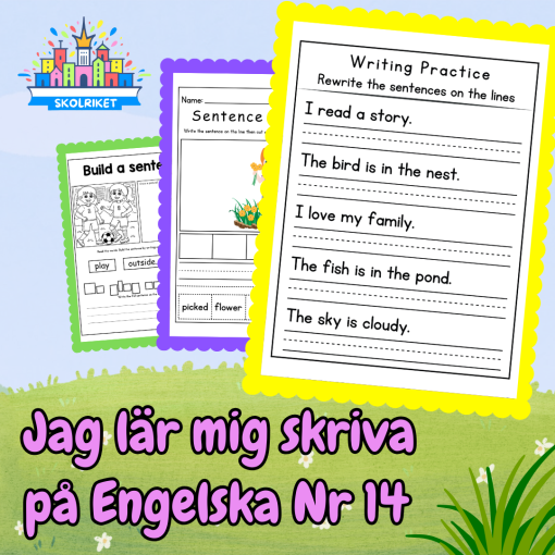 Jag lär mig skriva på Engelska Nr 14