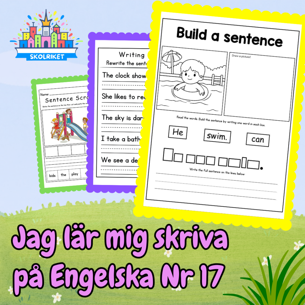Jag lär mig skriva på Engelska Nr 17