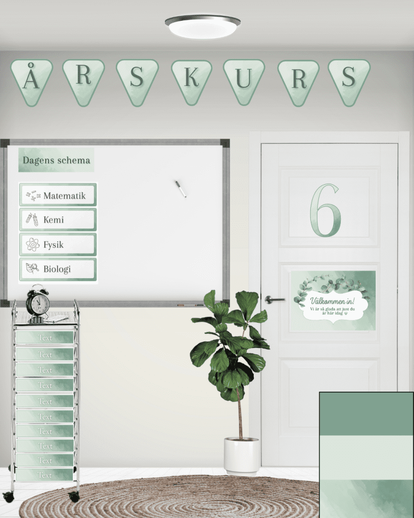 Klassrumspaket 2025 Grönt/Eucalyptus