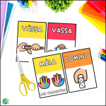 Instruktionskort – Orange, gul, röd - bild 2